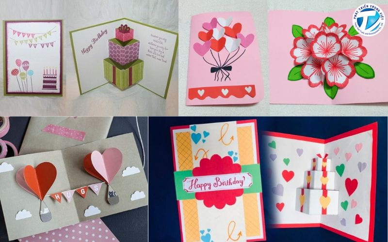 Một số mẫu thiệp sinh nhật cute đẹp